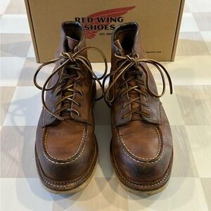 red wing shoes classic moc 1907 leather boots